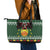 Glamorgan Wales Christmas Leather Tote Bag Cymru Dragon And Daffodil - Wonder Print Shop