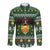 Glamorgan Wales Christmas Long Sleeve Button Shirt Cymru Dragon And Daffodil - Wonder Print Shop