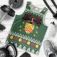 Glamorgan Wales Christmas Men Tank Top Cymru Dragon And Daffodil - Wonder Print Shop