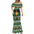 Glamorgan Wales Christmas Mermaid Dress Cymru Dragon And Daffodil - Wonder Print Shop