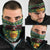 Glamorgan Wales Christmas Neck Gaiter Cymru Dragon And Daffodil - Wonder Print Shop
