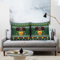 Glamorgan Wales Christmas Pillow Cover Cymru Dragon And Daffodil - Wonder Print Shop