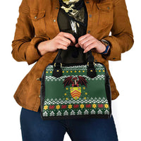 Glamorgan Wales Christmas Shoulder Handbag Cymru Dragon And Daffodil - Wonder Print Shop