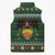 Glamorgan Wales Christmas Sleeveless Puffer Jacket Cymru Dragon And Daffodil - Wonder Print Shop
