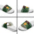 Glamorgan Wales Christmas Slide Sandals Cymru Dragon And Daffodil - Wonder Print Shop