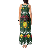 Glamorgan Wales Christmas Tank Maxi Dress Cymru Dragon And Daffodil - Wonder Print Shop