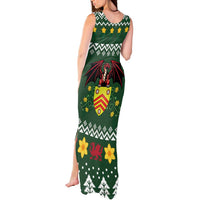 Glamorgan Wales Christmas Tank Maxi Dress Cymru Dragon And Daffodil - Wonder Print Shop