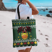 Glamorgan Wales Christmas Tote Bag Cymru Dragon And Daffodil - Wonder Print Shop