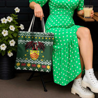 Glamorgan Wales Christmas Tote Bag Cymru Dragon And Daffodil - Wonder Print Shop