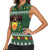 Glamorgan Wales Christmas Women Sleeveless Polo Shirt Cymru Dragon And Daffodil - Wonder Print Shop