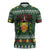 Glamorgan Wales Christmas Zipper Polo Shirt Cymru Dragon And Daffodil - Wonder Print Shop