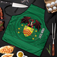 Personalized Glamorgan Wales Apron Welsh Red Dragon And Daffodil - Wonder Print Shop