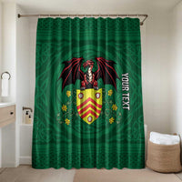 Personalized Glamorgan Wales Bathroom Set Welsh Red Dragon And Daffodil - Wonder Print Shop