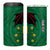 Personalized Glamorgan Wales 4 in 1 Can Cooler Tumbler Welsh Red Dragon And Daffodil - Wonder Print Shop