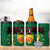 Personalized Glamorgan Wales 4 in 1 Can Cooler Tumbler Welsh Red Dragon And Daffodil - Wonder Print Shop