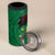 Personalized Glamorgan Wales 4 in 1 Can Cooler Tumbler Welsh Red Dragon And Daffodil - Wonder Print Shop