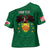 Personalized Glamorgan Wales Cross Shoulder Shirt Welsh Red Dragon And Daffodil - Wonder Print Shop