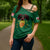 Personalized Glamorgan Wales Cross Shoulder Shirt Welsh Red Dragon And Daffodil - Wonder Print Shop