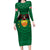 Personalized Glamorgan Wales Family Matching Long Sleeve Bodycon Dress and Hawaiian Shirt Welsh Red Dragon And Daffodil - Wonder Print Shop