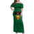 Personalized Glamorgan Wales Family Matching Off Shoulder Maxi Dress and Hawaiian Shirt Welsh Red Dragon And Daffodil - Wonder Print Shop
