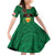 Personalized Glamorgan Wales Family Matching Off Shoulder Short Dress and Hawaiian Shirt Welsh Red Dragon And Daffodil - Wonder Print Shop