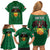 Personalized Glamorgan Wales Family Matching Off Shoulder Short Dress and Hawaiian Shirt Welsh Red Dragon And Daffodil - Wonder Print Shop