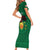 Personalized Glamorgan Wales Family Matching Short Sleeve Bodycon Dress and Hawaiian Shirt Welsh Red Dragon And Daffodil - Wonder Print Shop