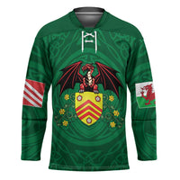 Personalized Glamorgan Wales Hockey Jersey Welsh Red Dragon And Daffodil - Wonder Print Shop