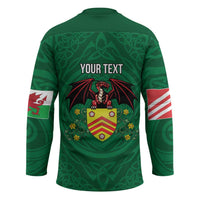 Personalized Glamorgan Wales Hockey Jersey Welsh Red Dragon And Daffodil - Wonder Print Shop