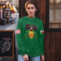 Personalized Glamorgan Wales Ugly Christmas Sweater Welsh Red Dragon And Daffodil - Wonder Print Shop