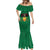 Personalized Glamorgan Wales Mermaid Dress Welsh Red Dragon And Daffodil - Wonder Print Shop