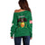 Personalized Glamorgan Wales Off Shoulder Sweater Welsh Red Dragon And Daffodil - Wonder Print Shop