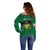 Personalized Glamorgan Wales Off Shoulder Sweater Welsh Red Dragon And Daffodil - Wonder Print Shop
