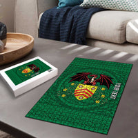 Personalized Glamorgan Wales Puzzle Welsh Red Dragon And Daffodil - Wonder Print Shop