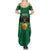Personalized Glamorgan Wales Summer Maxi Dress Welsh Red Dragon And Daffodil - Wonder Print Shop