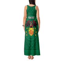 Personalized Glamorgan Wales Tank Maxi Dress Welsh Red Dragon And Daffodil - Wonder Print Shop