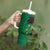 Personalized Glamorgan Wales Tumbler With Handle Welsh Red Dragon And Daffodil - Wonder Print Shop