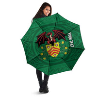 Personalized Glamorgan Wales Umbrella Welsh Red Dragon And Daffodil - Wonder Print Shop