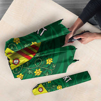 Personalized Glamorgan Wales Umbrella Welsh Red Dragon And Daffodil - Wonder Print Shop