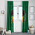 Personalized Glamorgan Wales Window Curtain Welsh Red Dragon And Daffodil - Wonder Print Shop