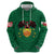 Personalized Glamorgan Wales Zip Hoodie Welsh Red Dragon And Daffodil - Wonder Print Shop