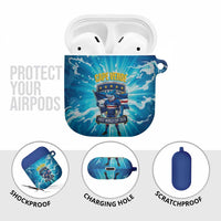 Blue Shark Cape Verde Football AirPods Case First World Cup 2026 - Wonder Print Shop