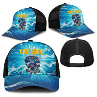 Blue Shark Cape Verde Football Baseball Net Cap First World Cup 2026 - Wonder Print Shop