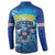 Blue Shark Cape Verde Football Button Sweatshirt First World Cup 2026 - Wonder Print Shop