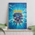 Blue Shark Cape Verde Football Canvas Wall Art First World Cup 2026 - Wonder Print Shop