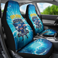 Blue Shark Cape Verde Football Car Seat Cover First World Cup 2026 - Wonder Print Shop