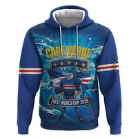 Blue Shark Cape Verde Football Hoodie First World Cup 2026 - Wonder Print Shop