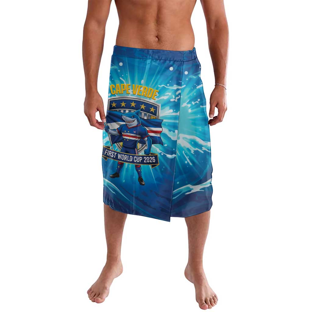 Blue Shark Cape Verde Football Lavalava First World Cup 2026 - Wonder Print Shop