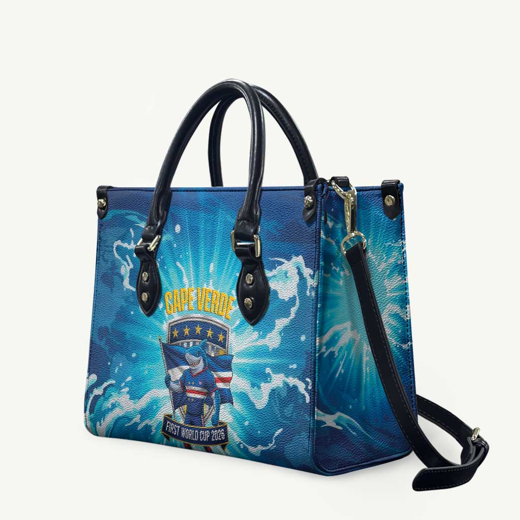 Blue Shark Cape Verde Football Leather Bag First World Cup 2026 - Wonder Print Shop