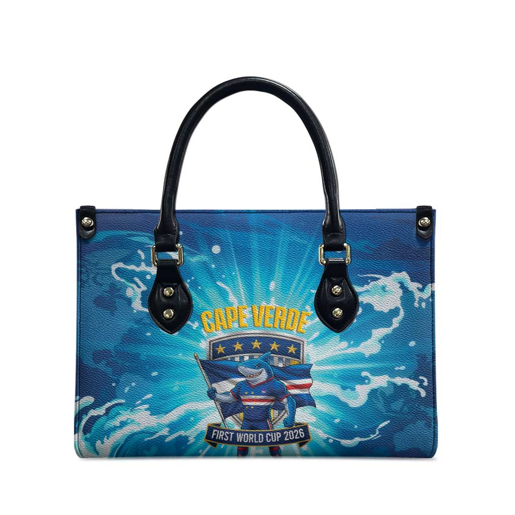Blue Shark Cape Verde Football Leather Bag First World Cup 2026 - Wonder Print Shop